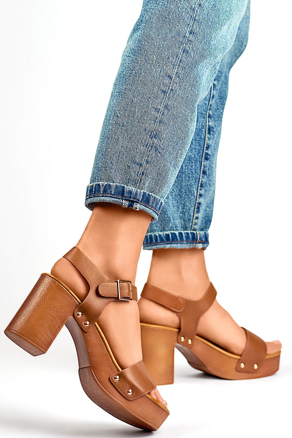 sandalen op hak model 196987 PRIMO