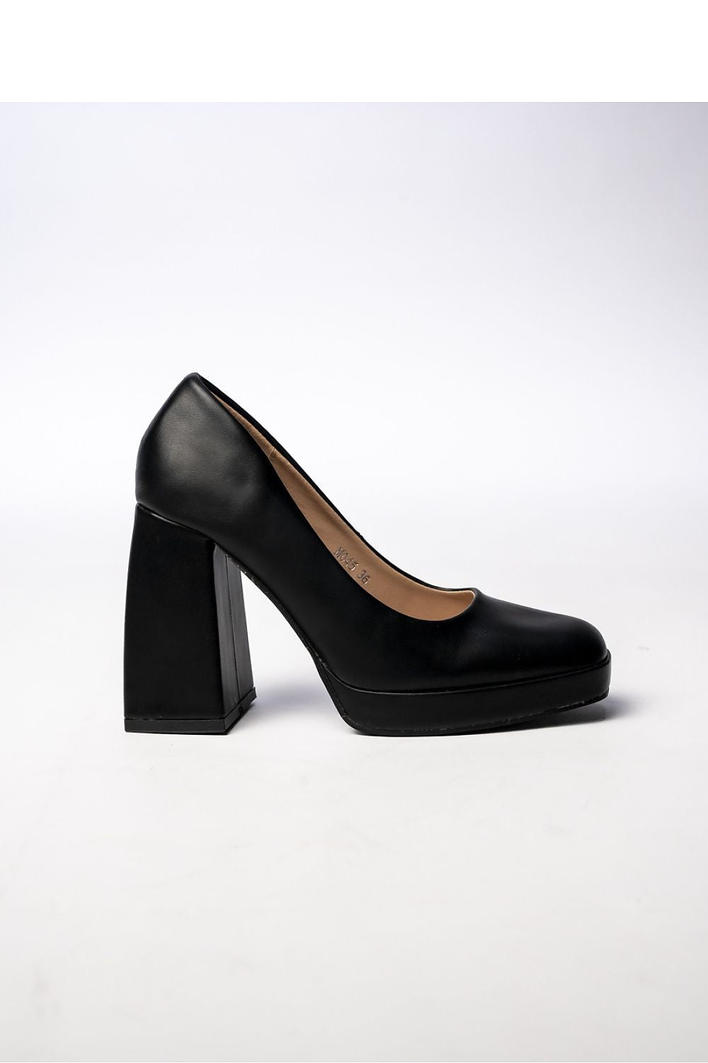 Pumps met dikke hak model 210548 Inello