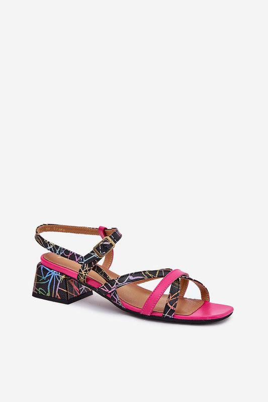 sandalen op hak model 215333 Step in style