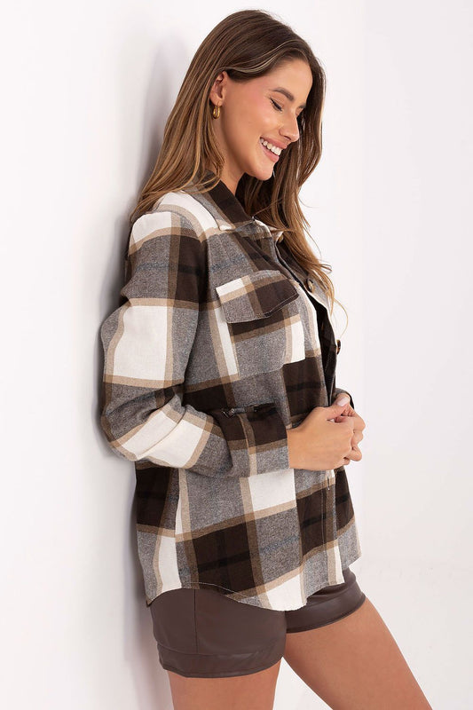 Overhemd met lange mouwen model 219076 Rue Paris