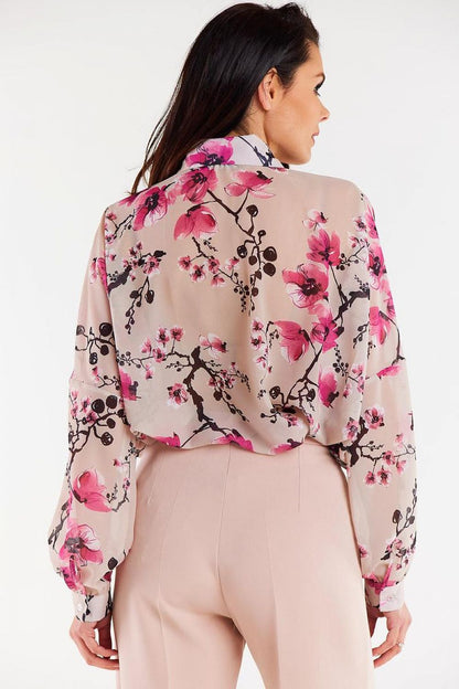  Overhemd met lange mouwen model 196619 awama 