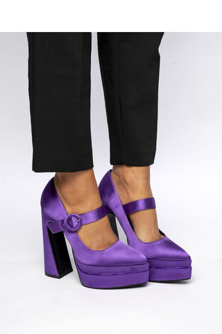  Pumps met dikke hak model 210331 Inello 