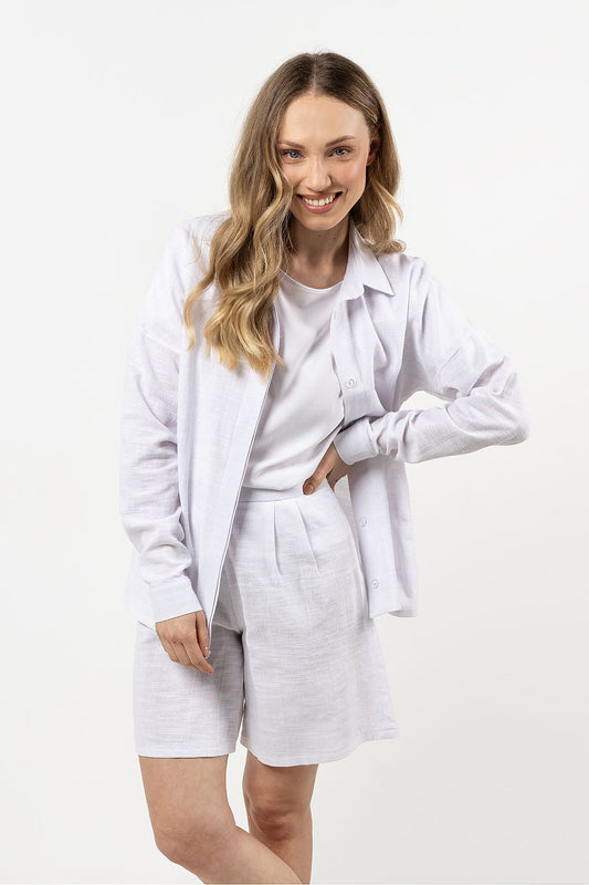  Overhemd met lange mouwen model 212189 awama 