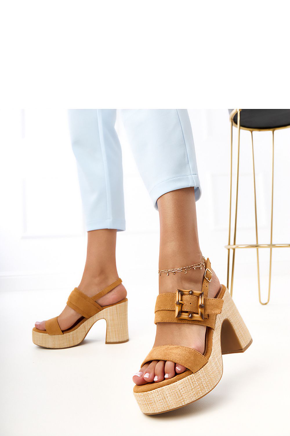  sandalen op hak model 215593 PRIMO 