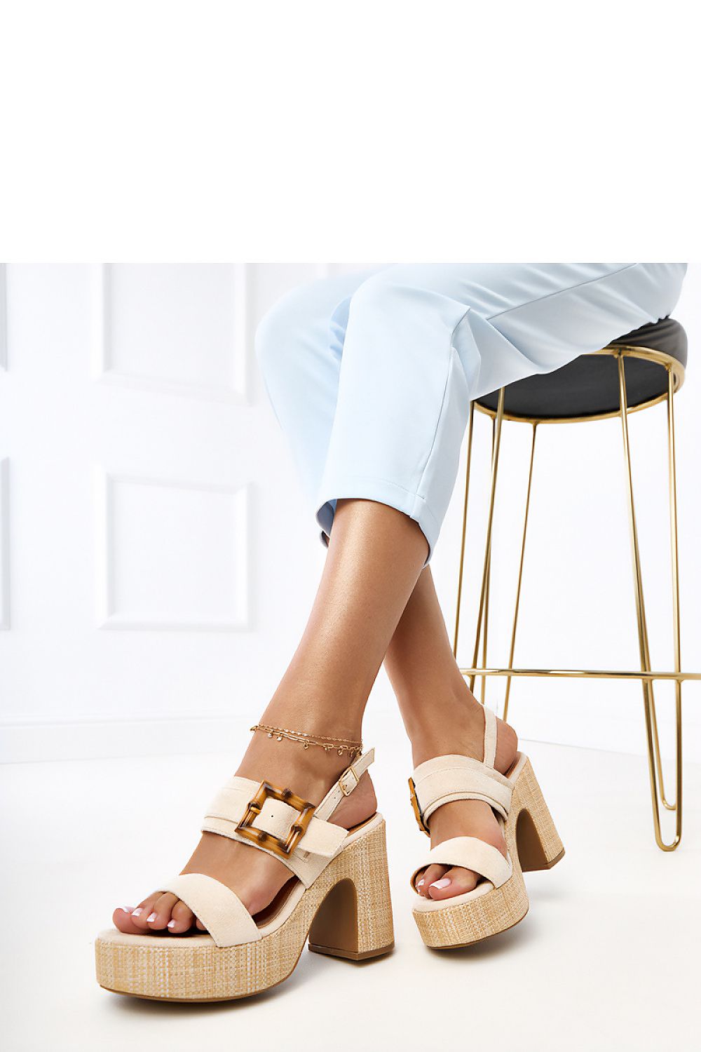  sandalen op hak model 215594 PRIMO 