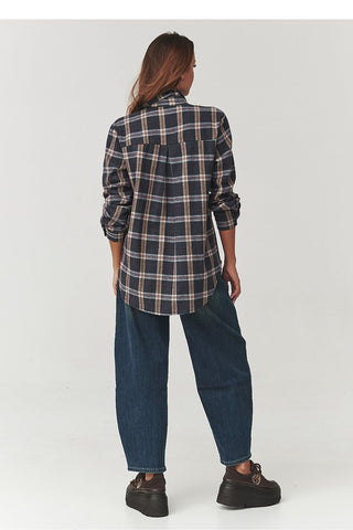  Overhemd met lange mouwen model 219730 Makadamia 