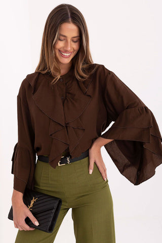  Overhemd met lange mouwen model 220228 Rue Paris 