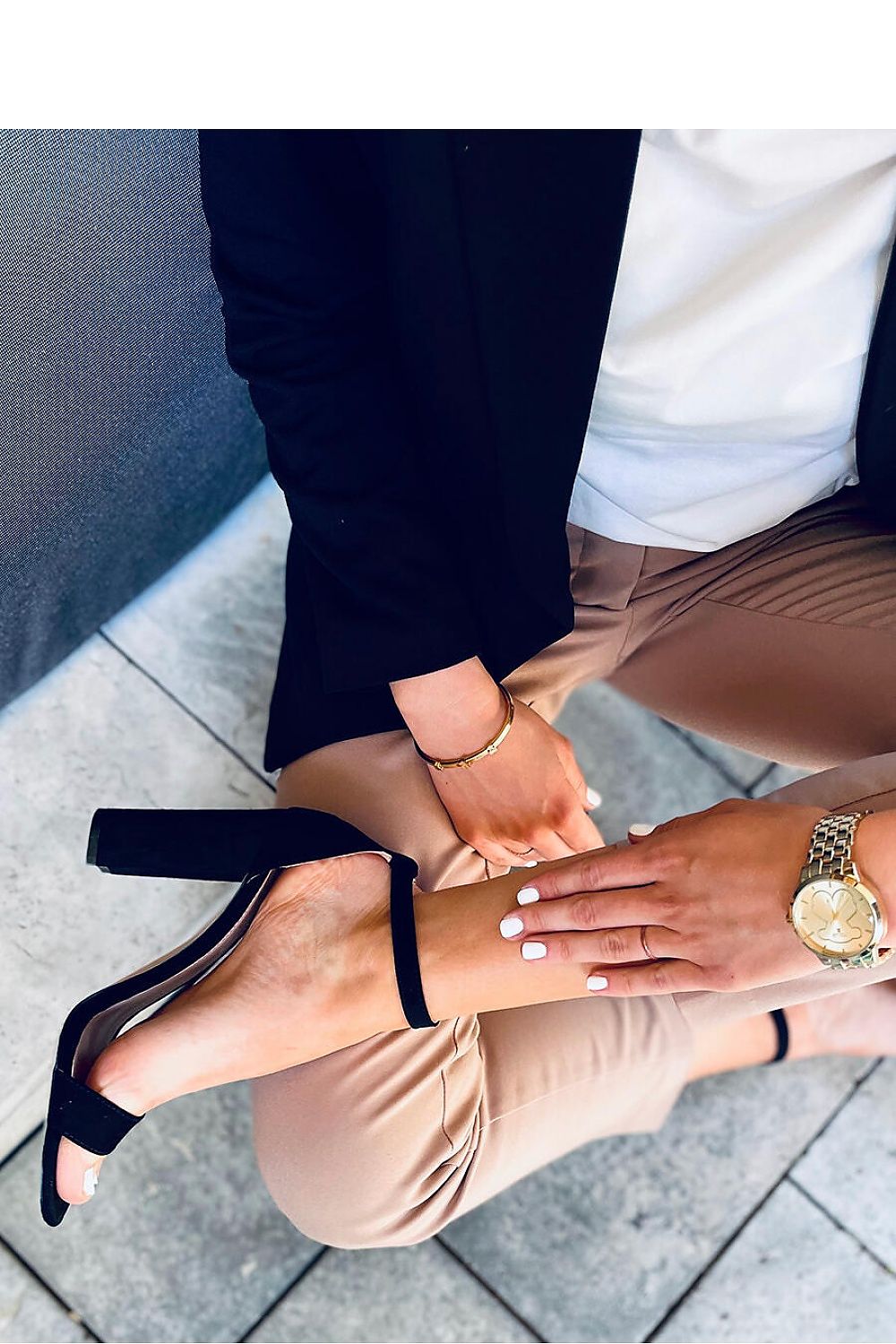  sandalen op hak model 166530 Inello 