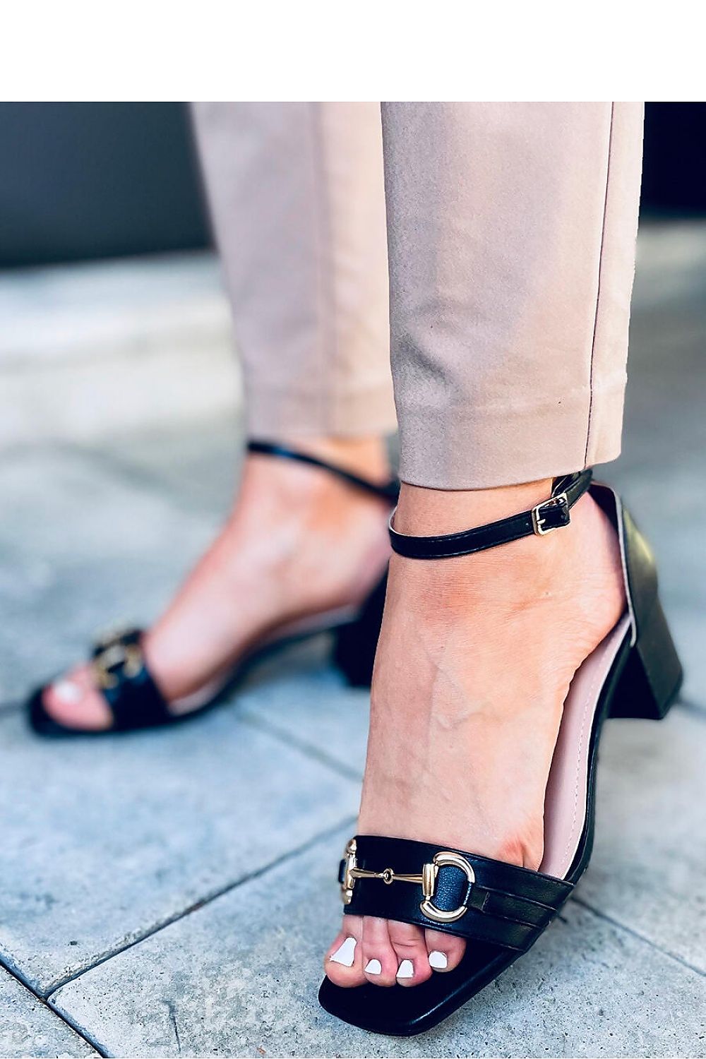  sandalen op hak model 166546 Inello 