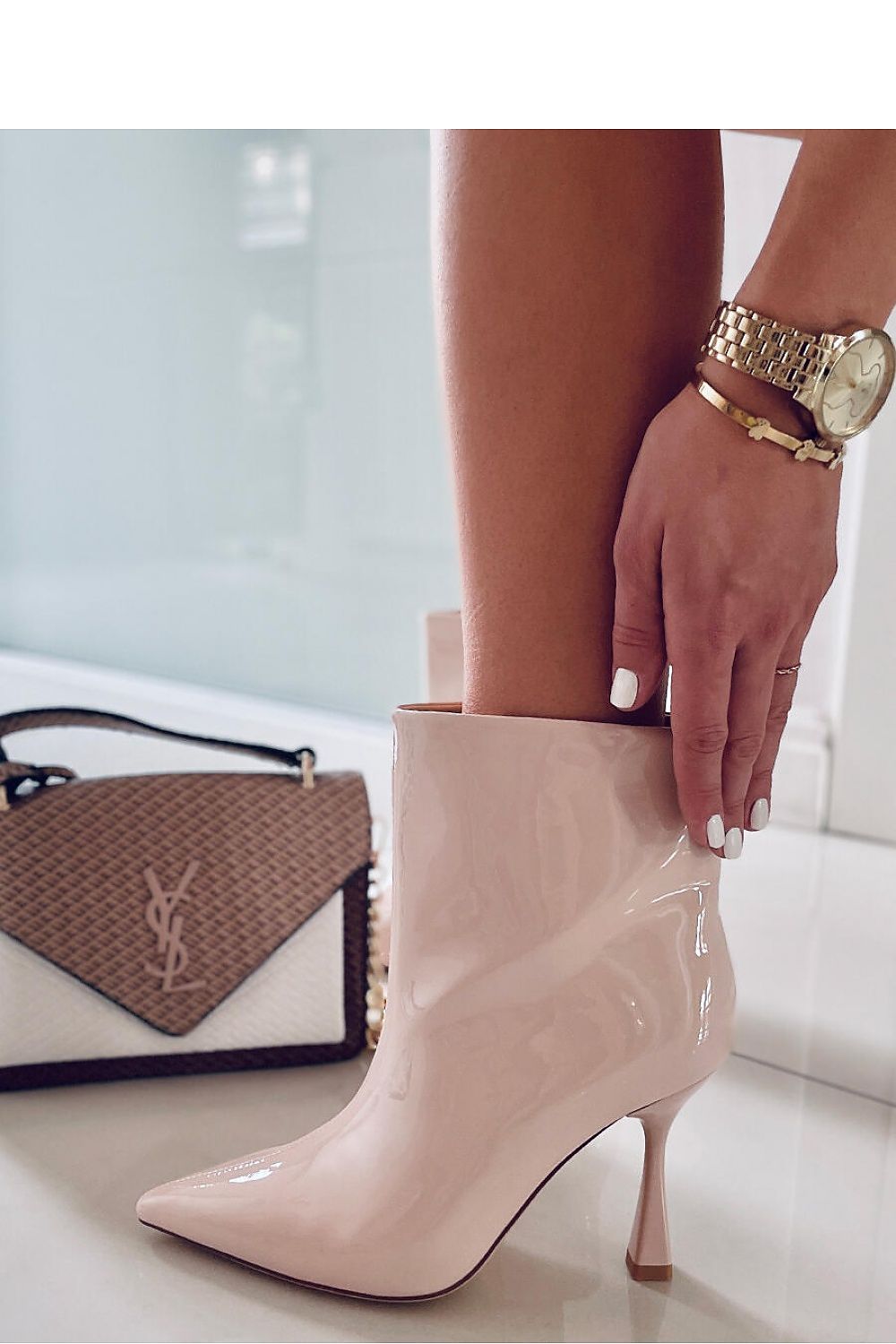  Laarsjes met hoge hak model 172589 Inello 