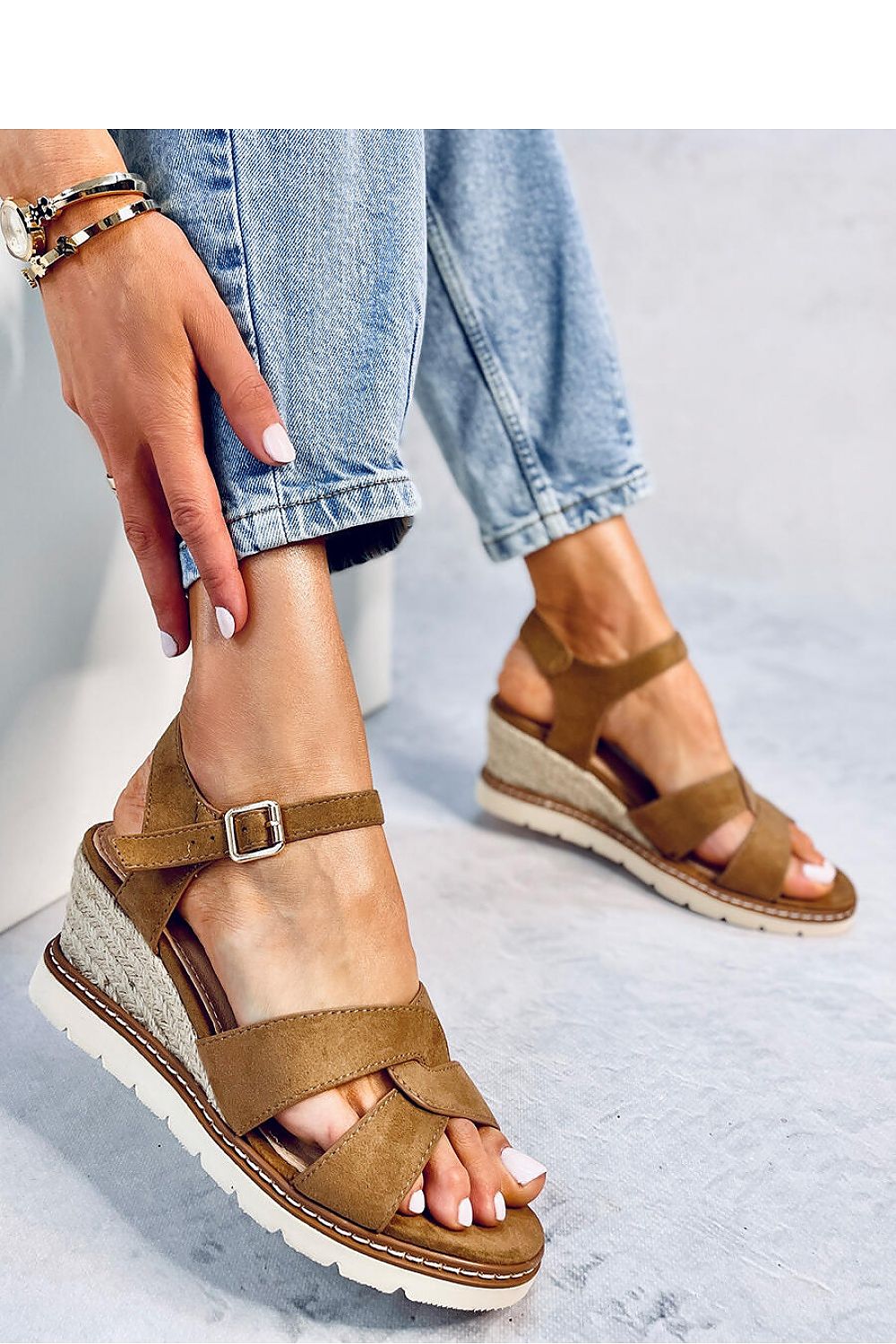  sandalen op hak model 180598 Inello 